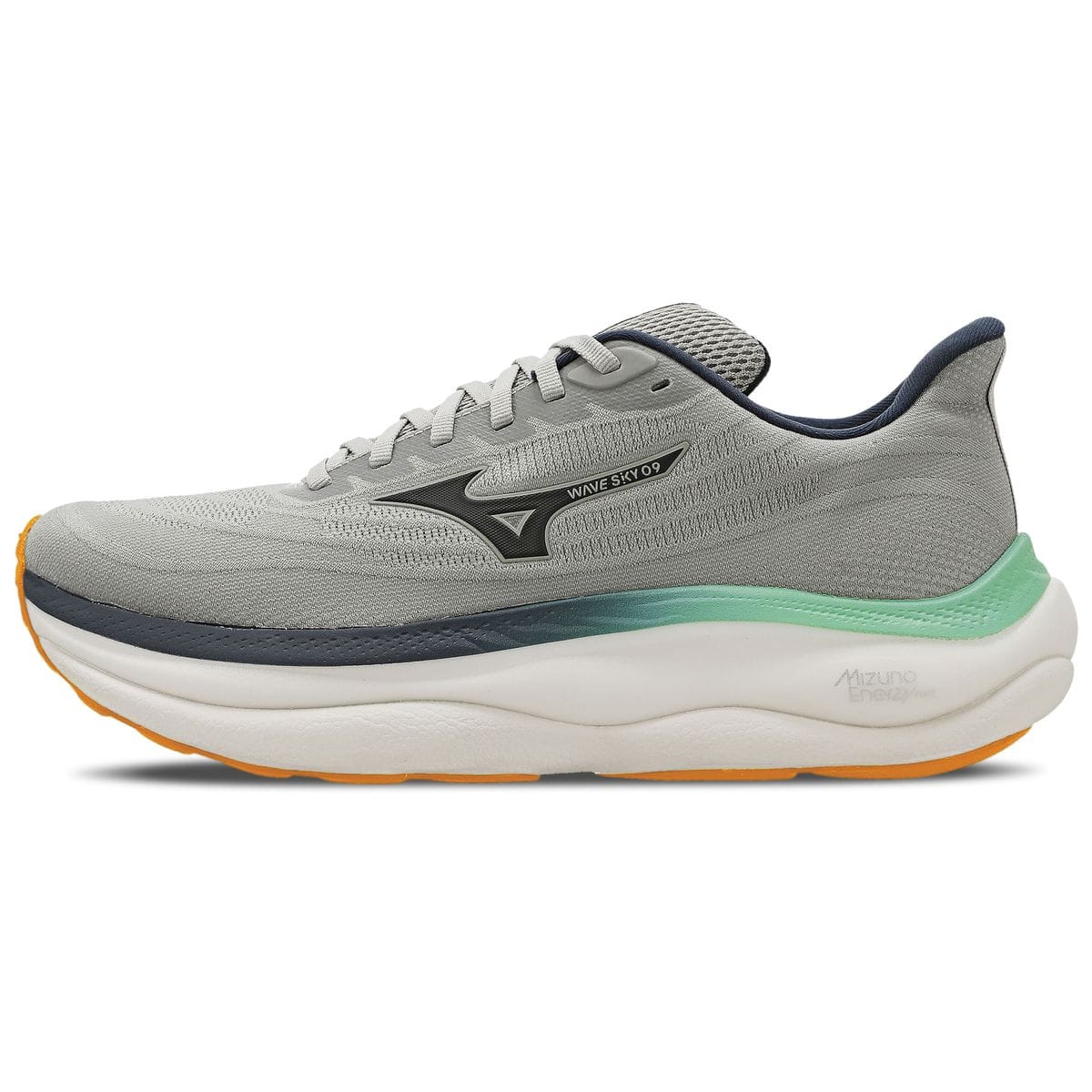 Tênis de Corrida Mizuno Wave SKY 9 Masculino Cinza