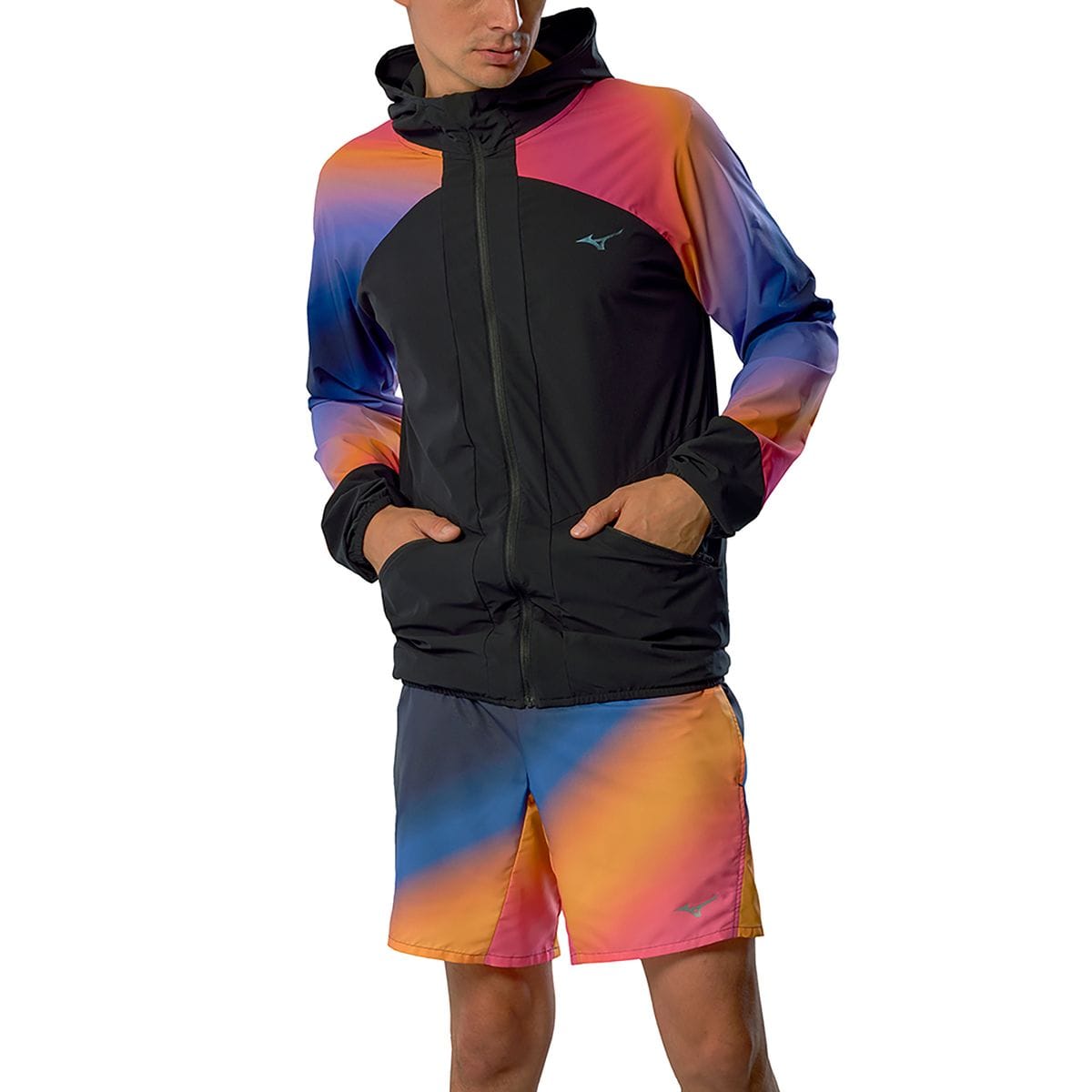 Jaqueta de Corrida Mizuno Active Alpha Masculina Preto