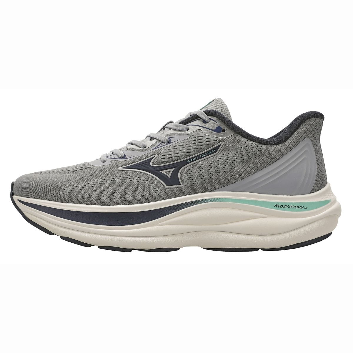 Vista principal Tênis de Corrida Mizuno Wave Skyway Masculino Cinza Mizuno