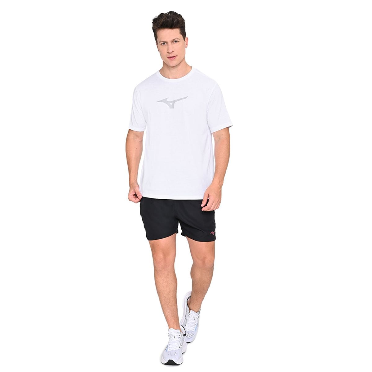 Camiseta de Treino Masculina Mizuno Lifestyle Branco