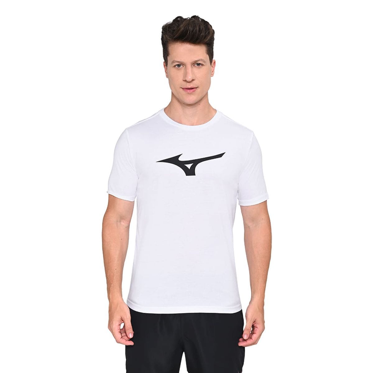 Camiseta Masculina Mizuno Basic Big Branco