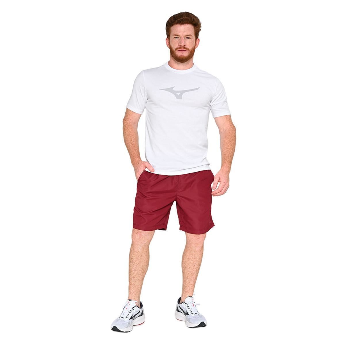 Camiseta Mizuno Basic Big Masculina Branco
