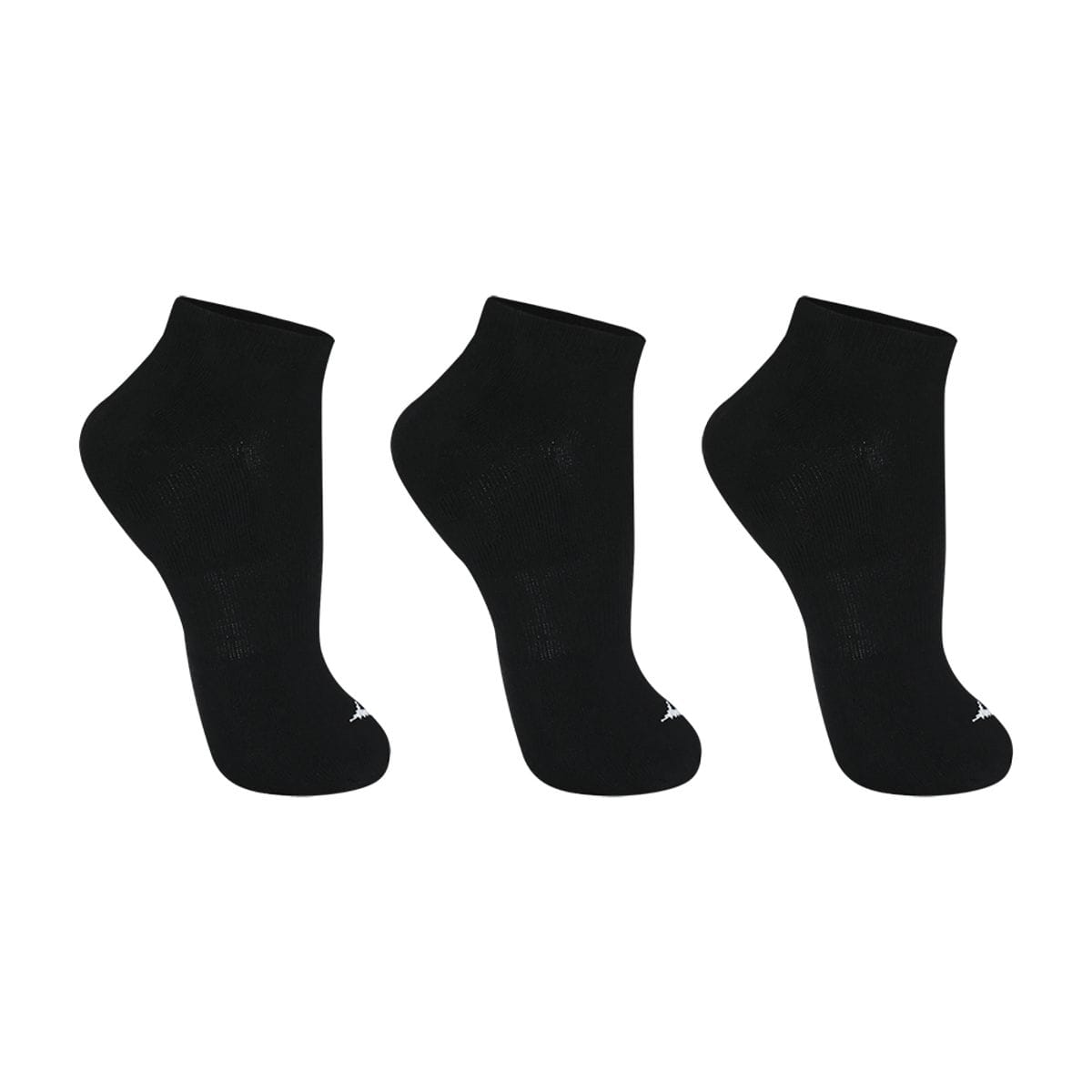 Meia Sem Cano Mizuno Prime Tam. Pacote Com 3 Pares Preto