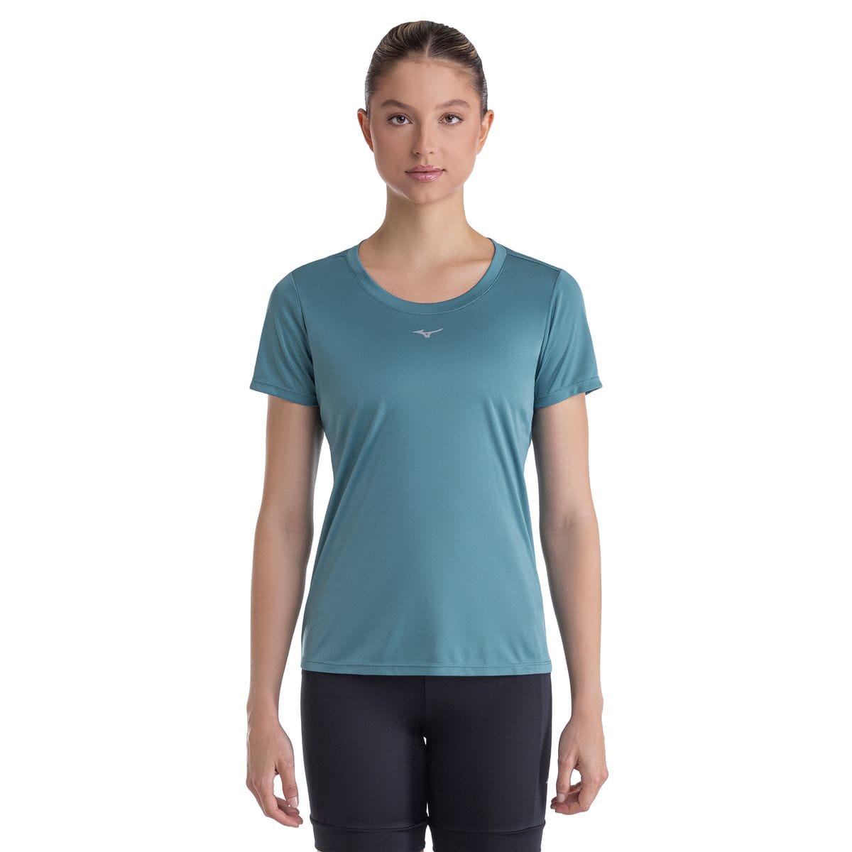 Camiseta de Corrida Mizuno Spark 2 Feminina Azul