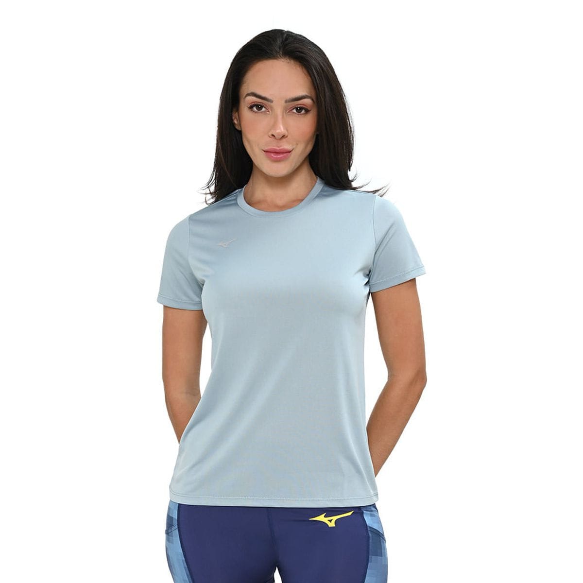 Camiseta de Treino Mizuno Energy 2.0 Feminina Azul
