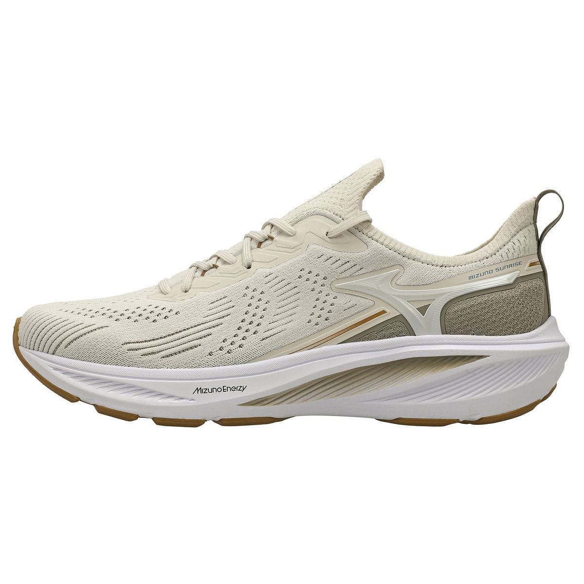 Vista principal Tênis de Corrida Mizuno Sunrise Masculino Bege Mizuno