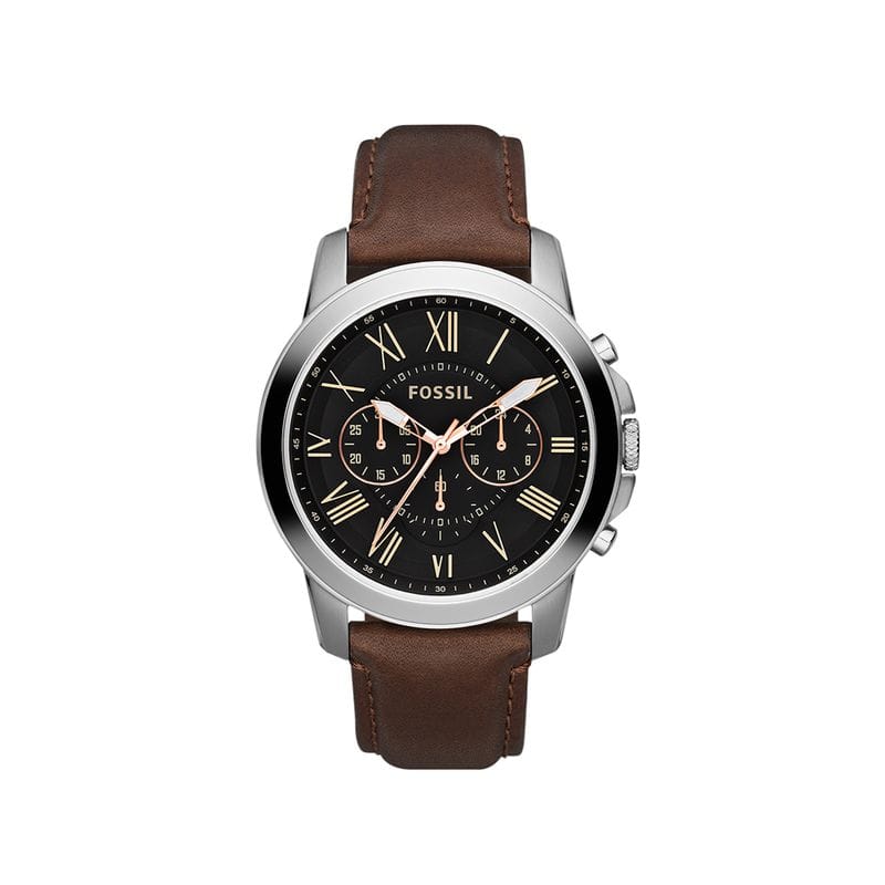 Relógio Fossil Masculino Em Couro Marrom - Relogio Fossil Masculino em Couro Marrom
