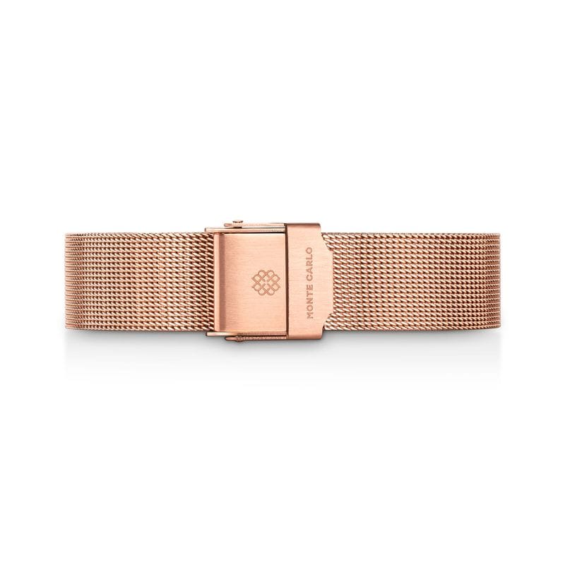 Pulseira de Relógio Monte Carlo Liberty em Aço Mesh Rosé