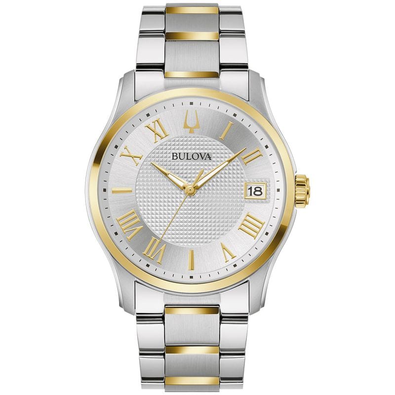 Vista principal Relógio Bulova Classic Wilton Masculino em Aço Bicolor 98B391 Bulova