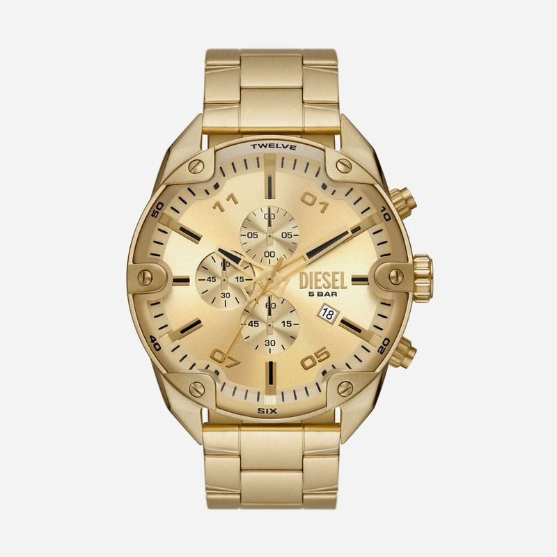 Relógio Diesel Masculino em Aço Dourado