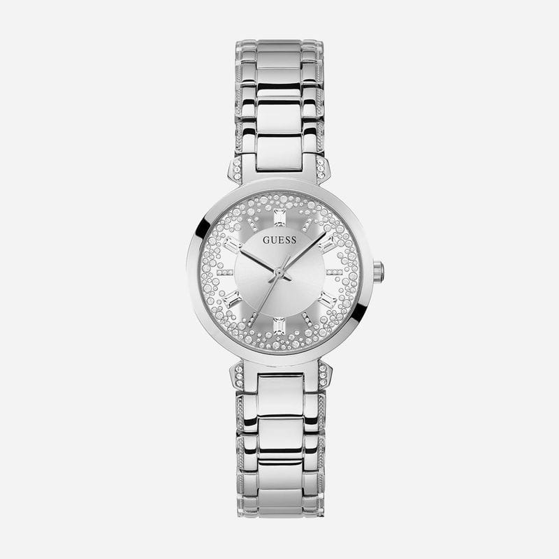 Relógio Guess Feminino em Aço Prateado com Cristais