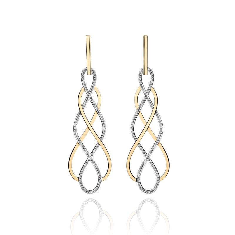 Brinco Pêndulo em Ouro Amarelo 18k