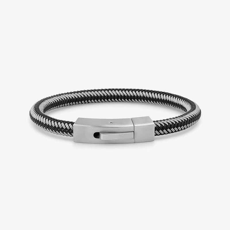 Pulseira Masculina Maleável em Aço - 19 cm