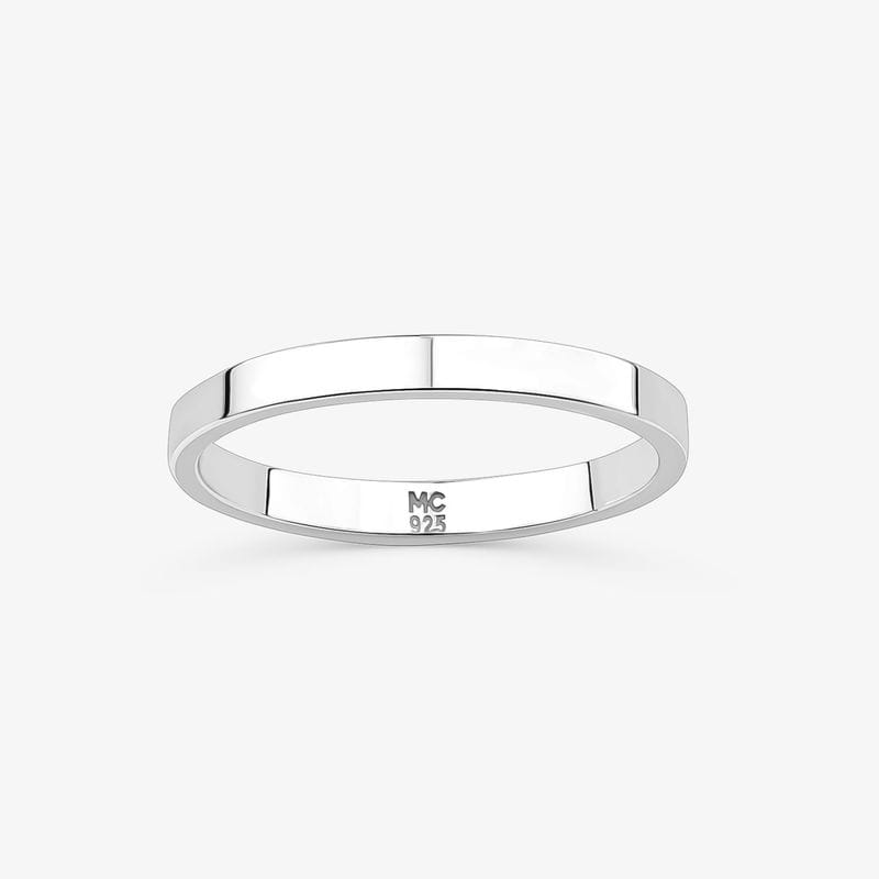 Aliança em Prata 925 - 2 mm