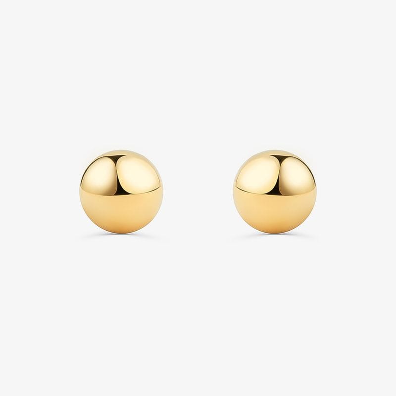 Vista principal Brinco Esfera em Ouro Amarelo 18k - 7 mm Monte Carlo