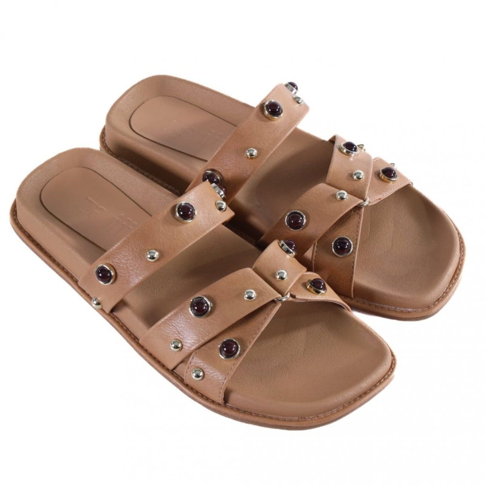 Vista 2 Papete Feminina Zariff com Aplicações 50471-90893 Zariff Zariff marrom