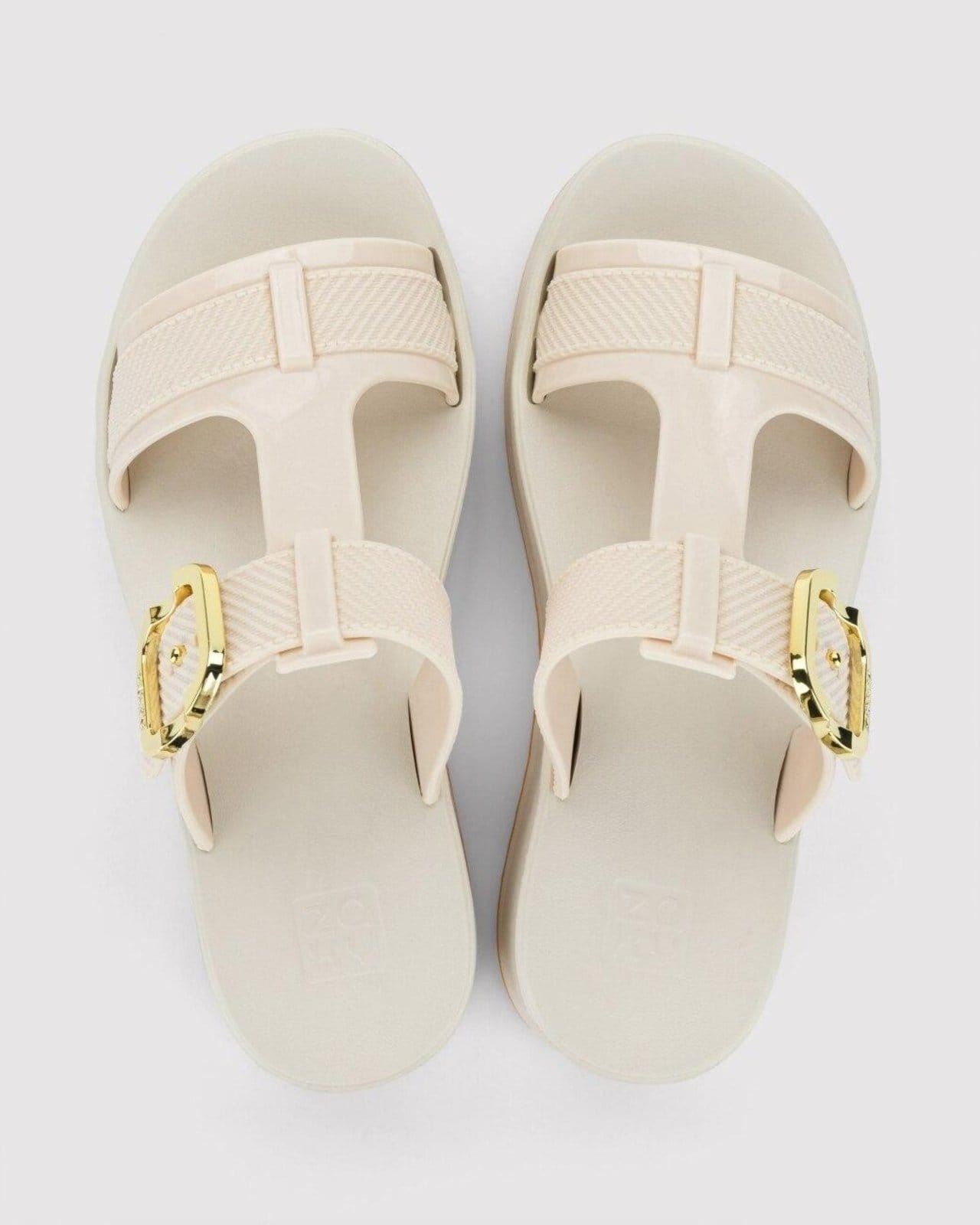 Vista principal Sandália Plataforma Zaxy New Up Off-white Zaxy off-white white