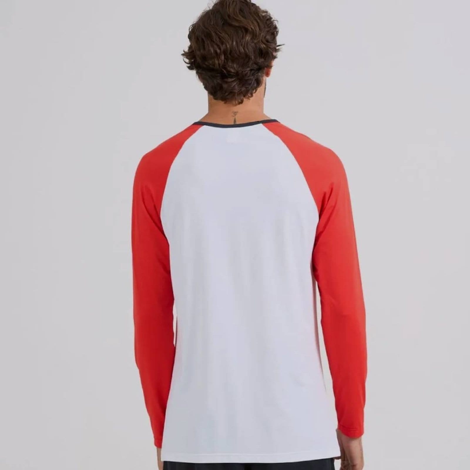 Camisa Flamengo Plaga Proteção UV Manga Longa Branca