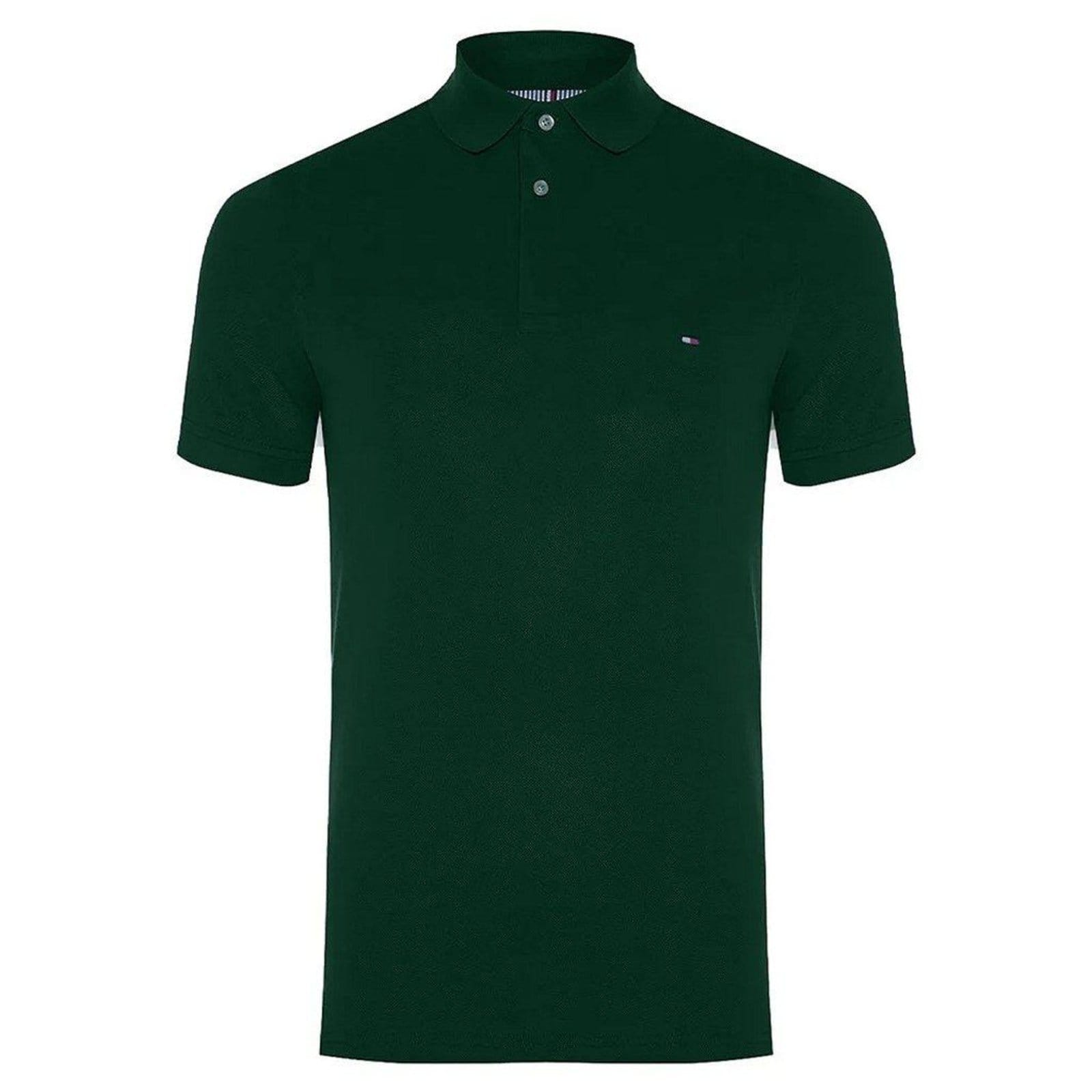 Vista principal Camiseta Gola Polo Tommy Hilfiger Im 1985 Slim Escuro Tommy Hilfiger verde