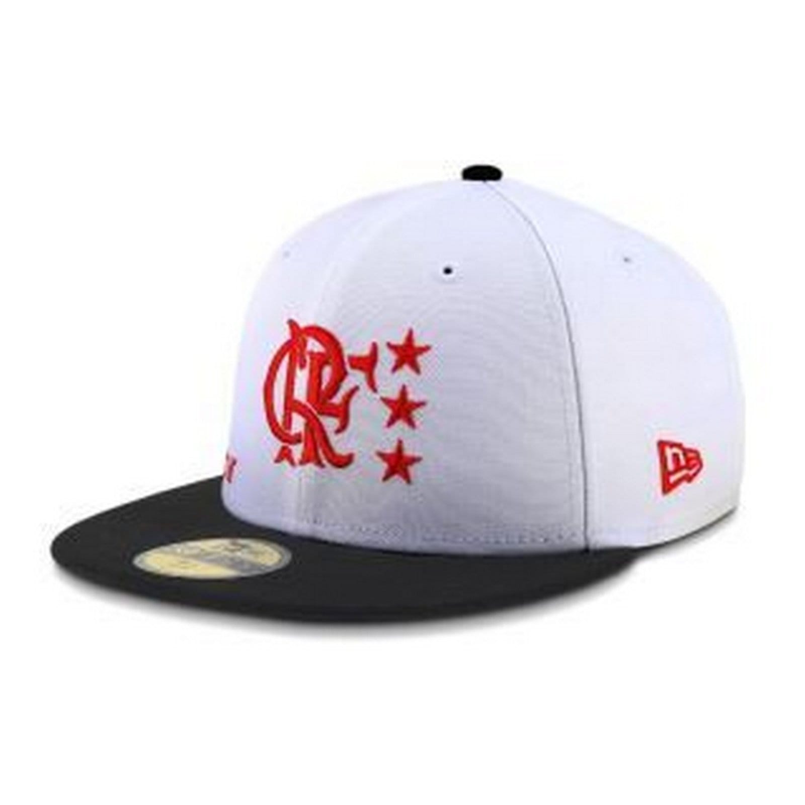 Boné New Era 59FIFTY Flamengo 1981 White CRF Futebol Branco