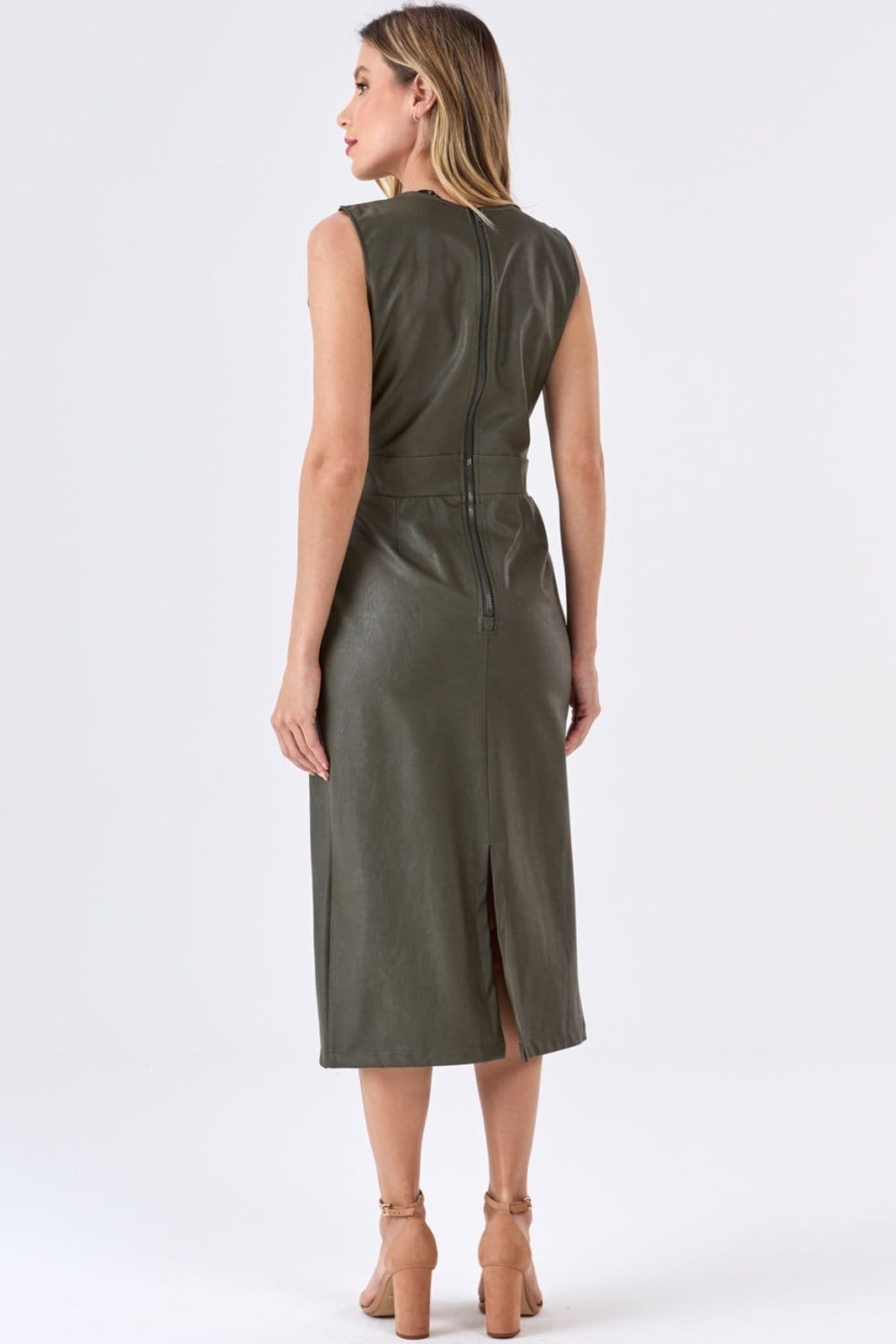 Vista principal Vestido Midi PKS PKS verde