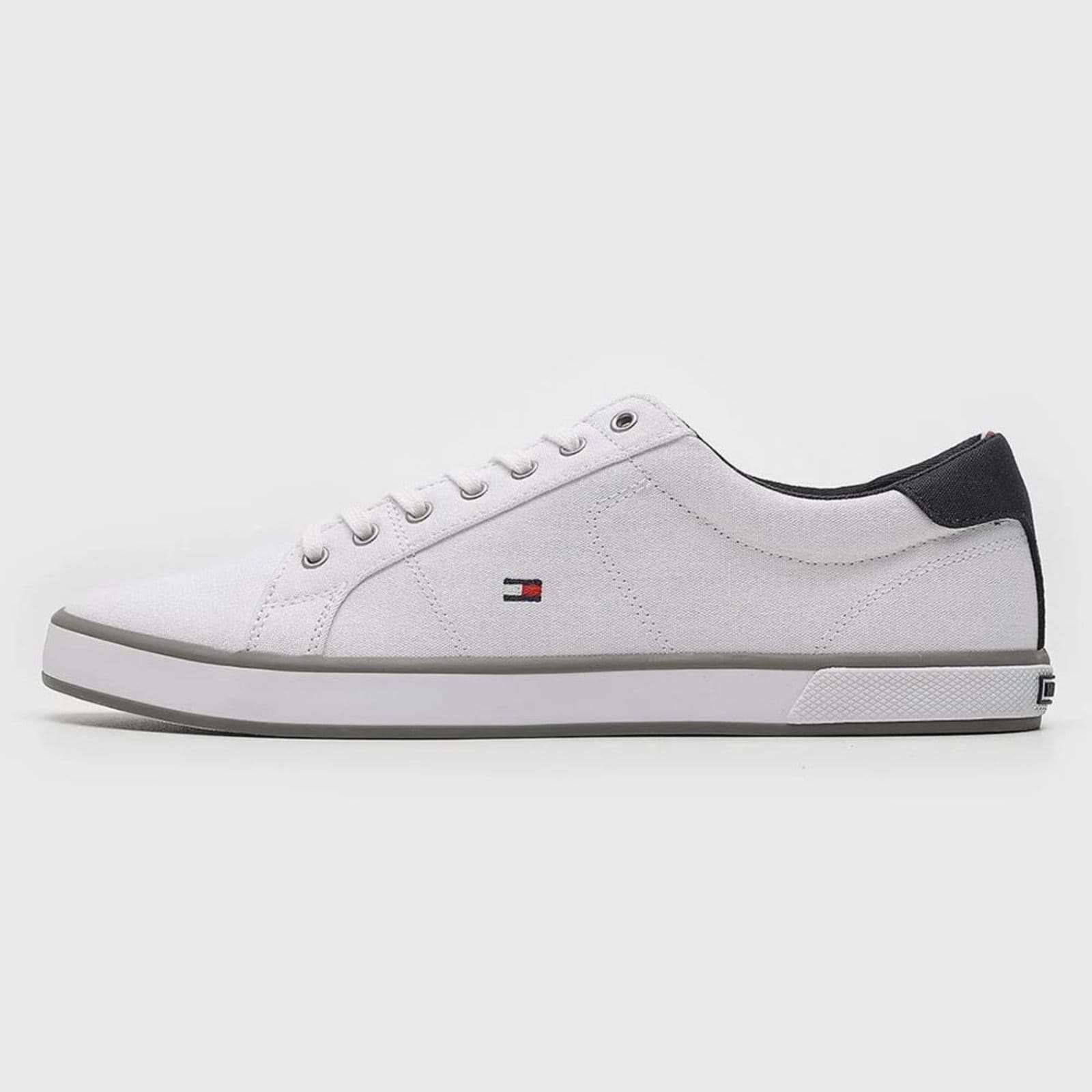 Vista principal Tênis Tommy Hilfiger Harlow Masculino White Tommy Hilfiger branco white