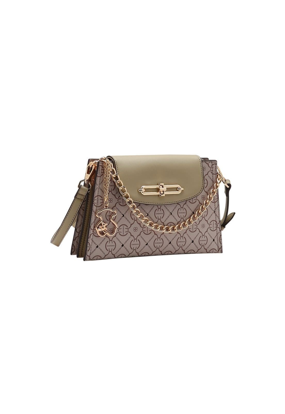 Vista principal Bolsa Feminina Chenson Classic Cristal Original 3485363 Natural Chenson castanho natural