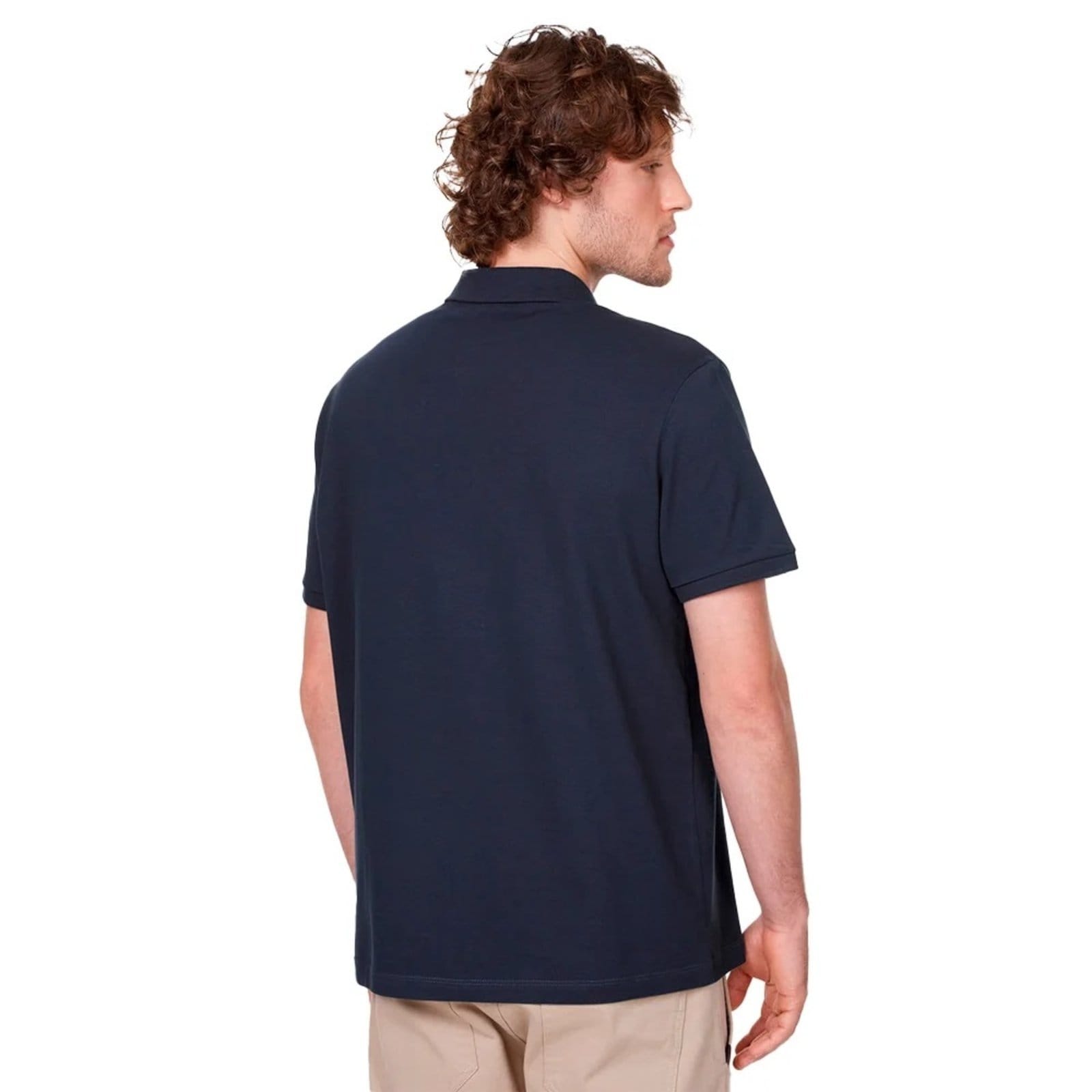 Vista 2 Camisa Polo John John New Basic In24 Marinho Masculino John John azul marinho