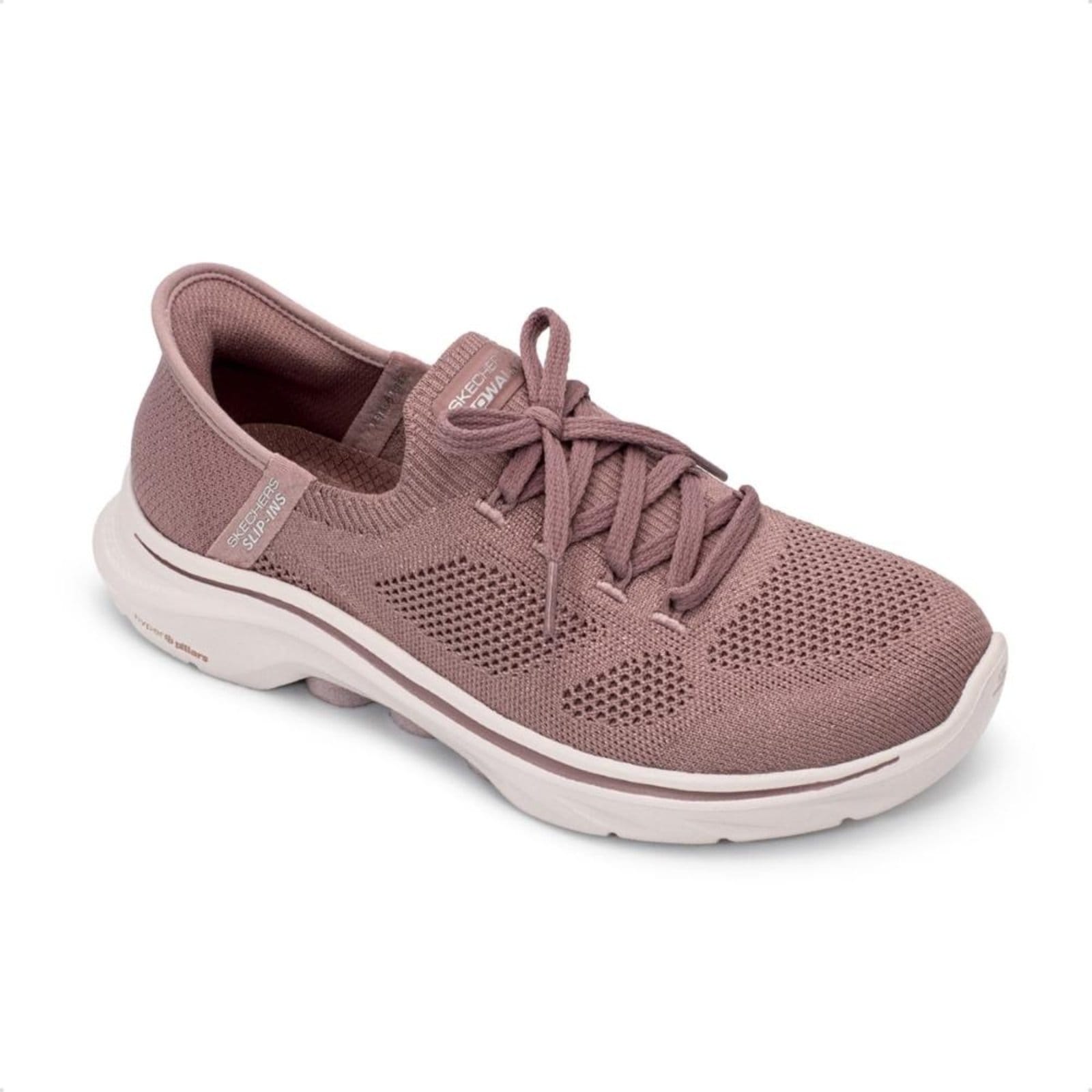 Vista 2 Tênis Skechers Feminino Slip On Go Walk 7 - Via 125213 Skechers rosa
