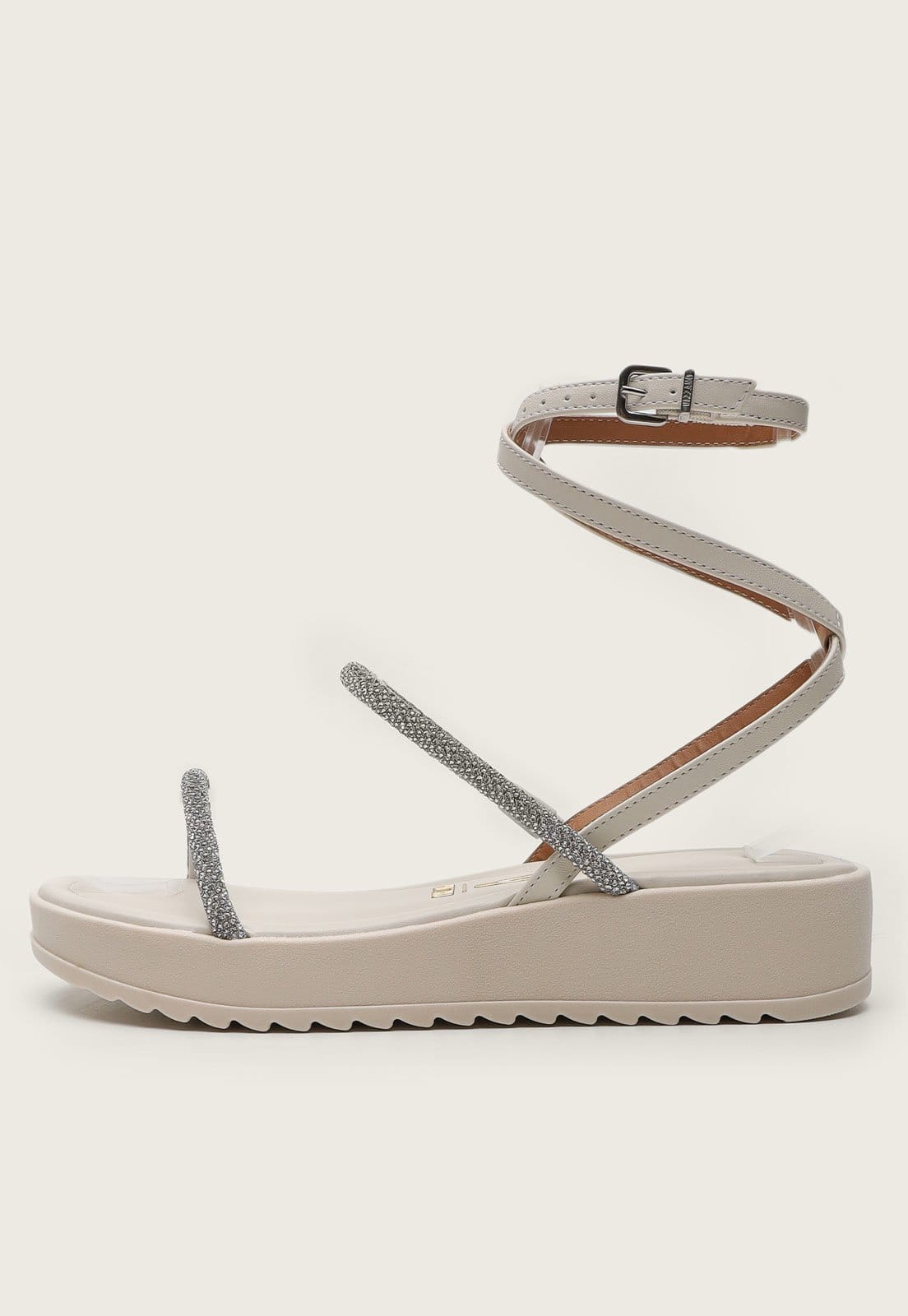Sandália Vizzano Pedraria Off-White