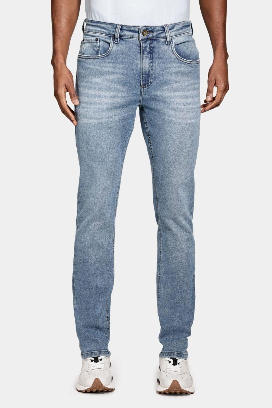 Vista 2 Calça Aramis Jeans Slim Vintage Média Medio Aramis azul