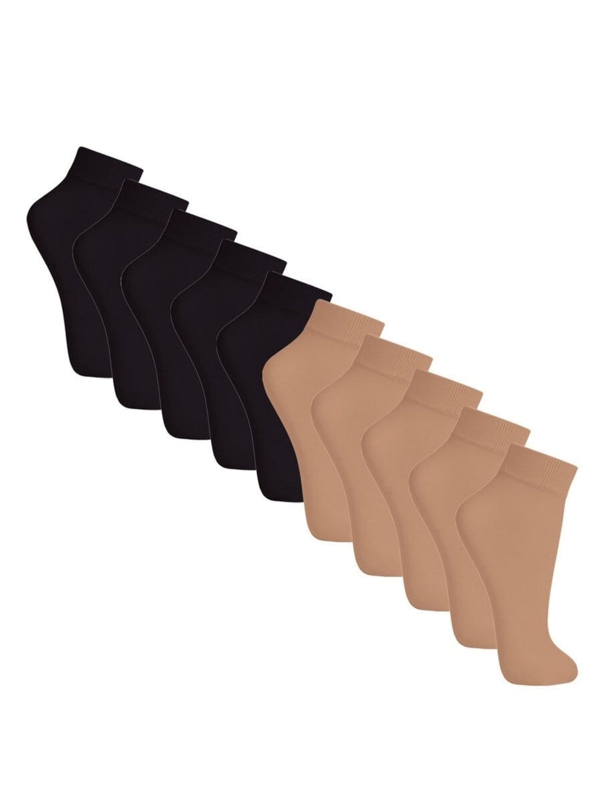 Kit com 10 Meias Soquete Fio 20 Loba