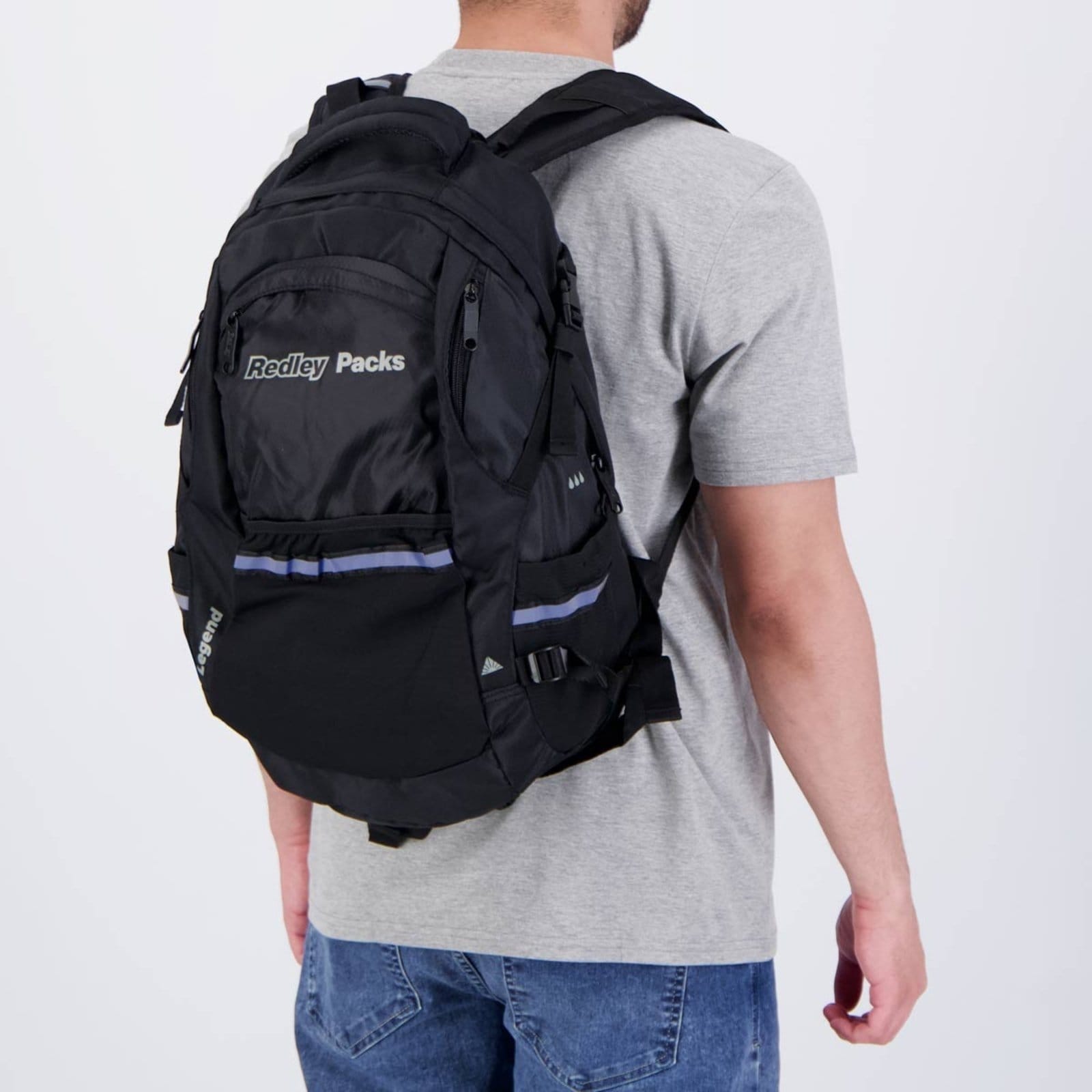 Vista 2 Mochila Redley Legend Preta Redley preto