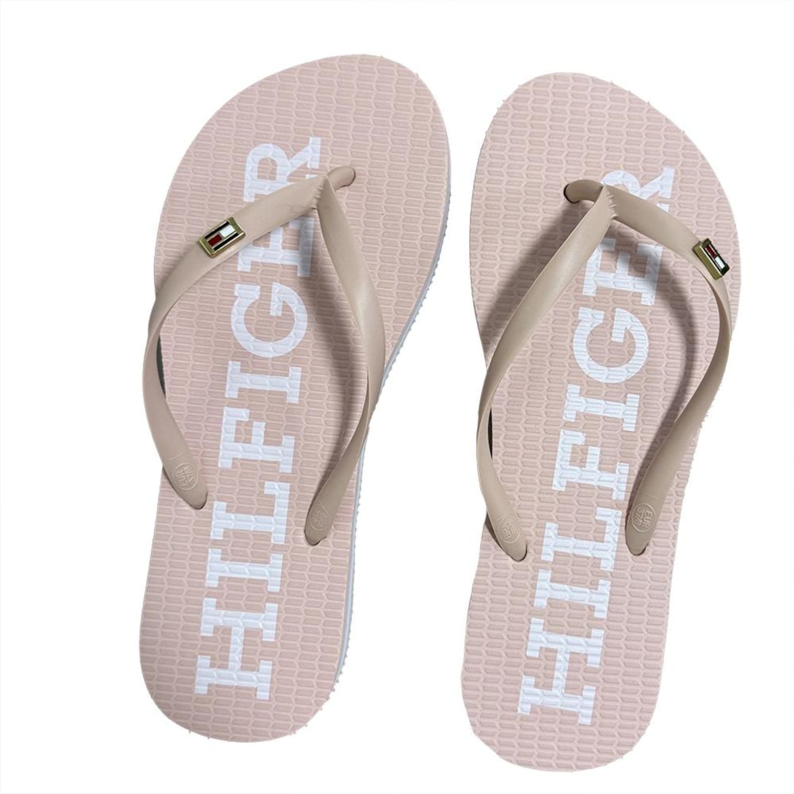 Chinelo Tommy Hilfiger Strap Beach Sandal Whimsy Pink