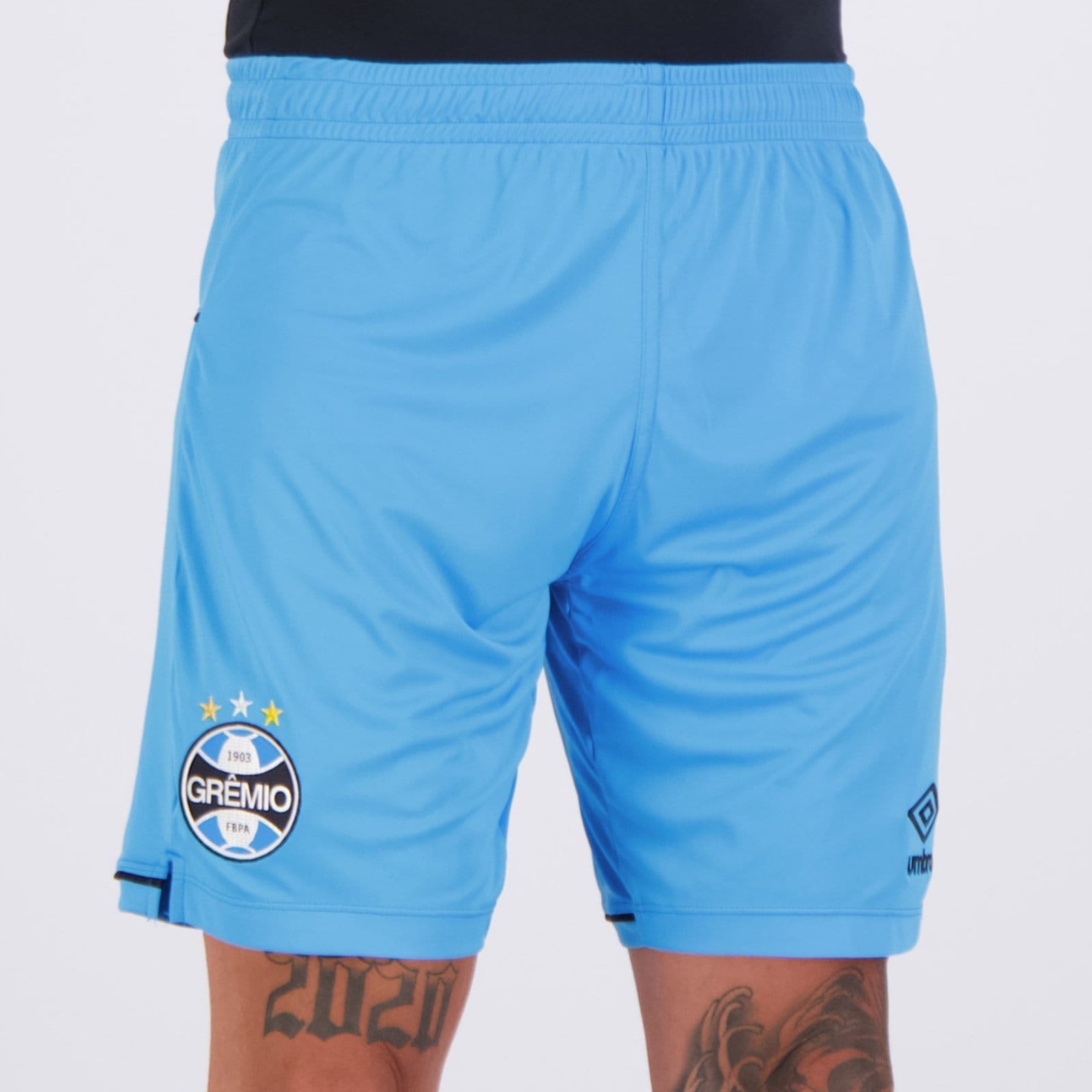 Vista 2 Calção Umbro Grêmio II 2025 Umbro azul