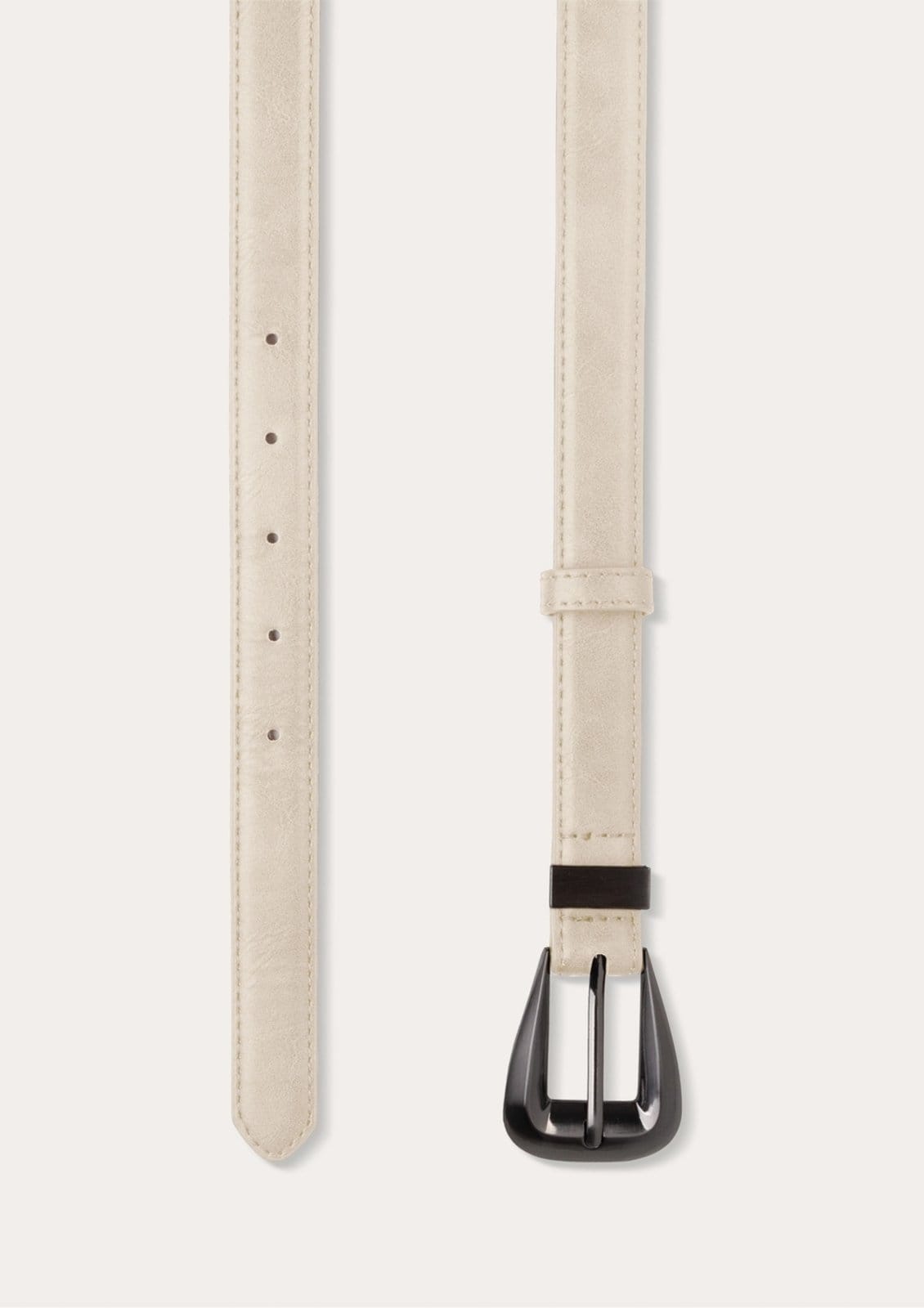 Vista 2 Cinto Feminino Fivela de Metal Hering preto