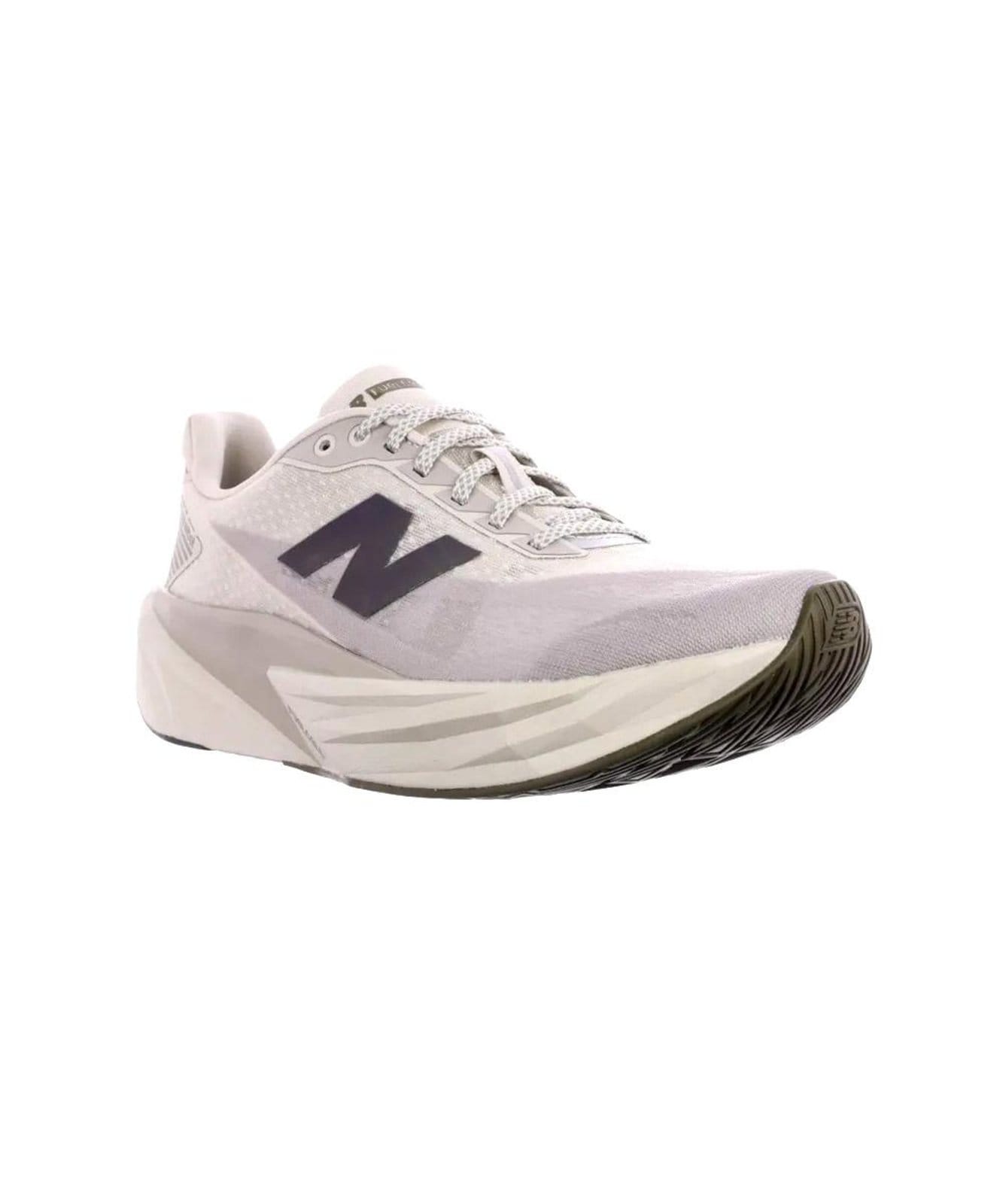 Vista 2 Tênis New Balance Fuelcell Rebel V5 Bege New Balance incolor