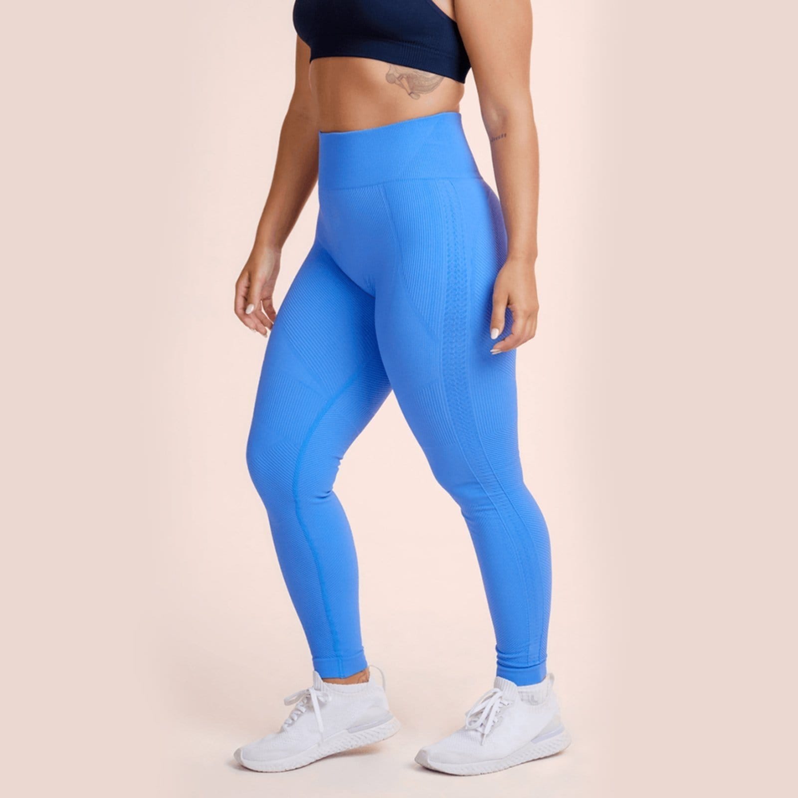 Vista principal Calça Legging Lupo Sport Feminina Fitness Basic ComforFit 71774 Leblon Lupo azul