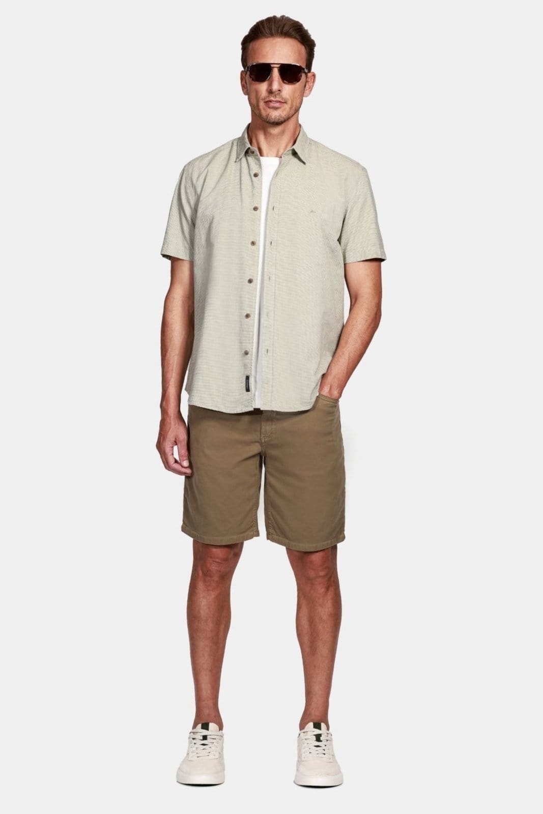 Vista 2 Bermuda Aramis Color Moletom Verde Oliva Aramis incolor verde