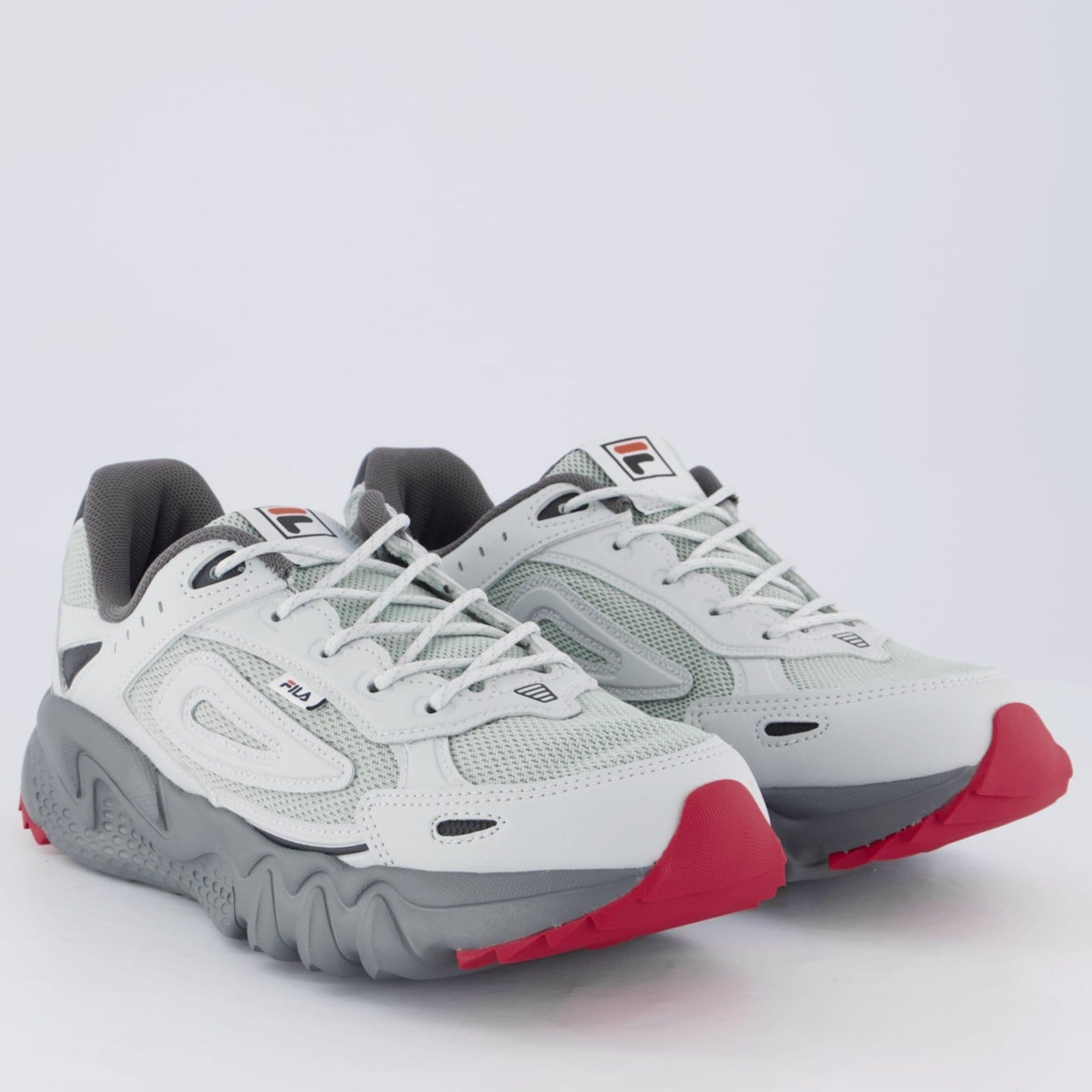 Vista 2 Tênis Fila Venture Tracer 2 e Preto Fila cinza