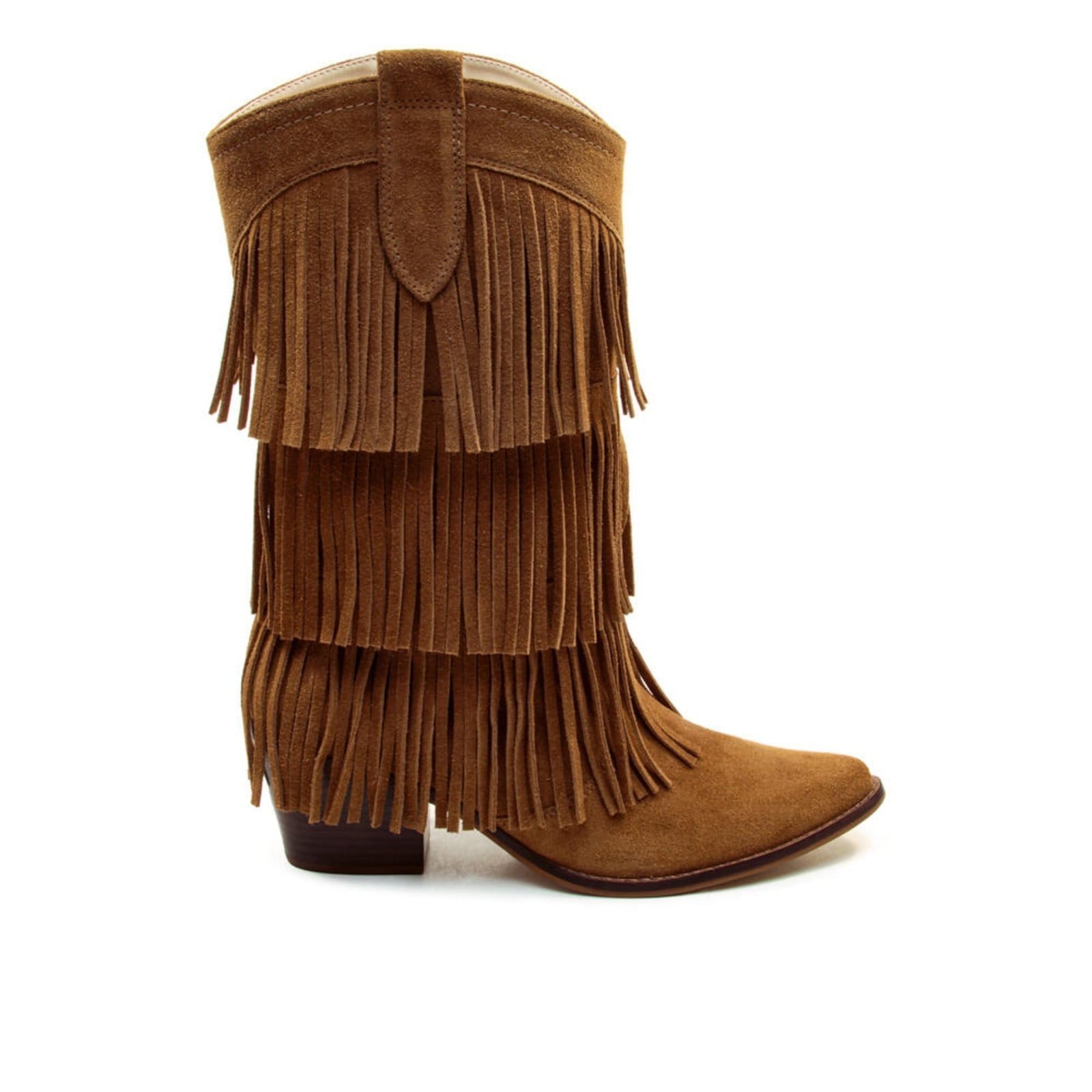 Vista principal Bota Couro Cano Médio Cecconello 2907001-3 Cecconello marrom