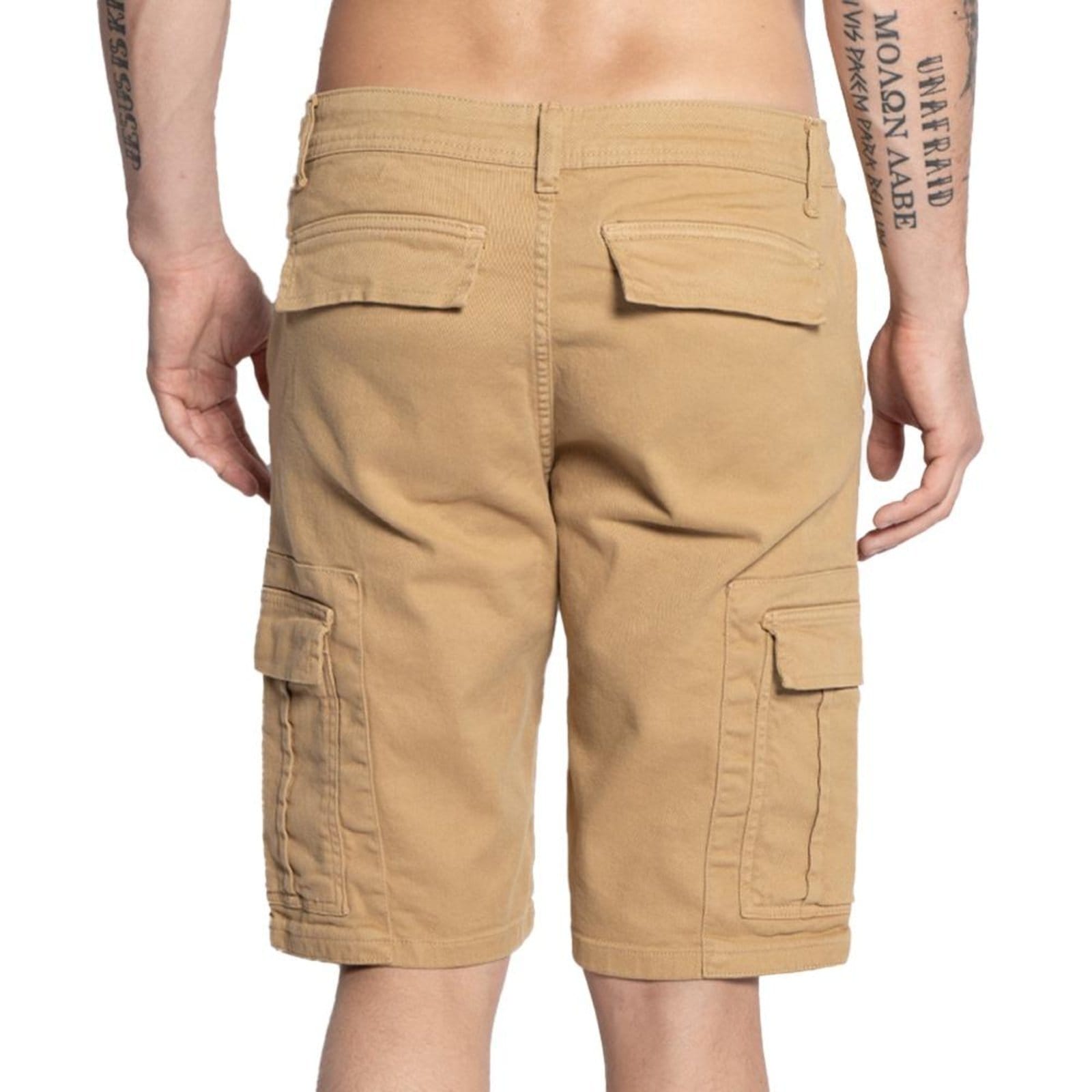 Vista 2 Bermuda Element New Legion Cargo SM25 Masculina Caqui Element bege caqui