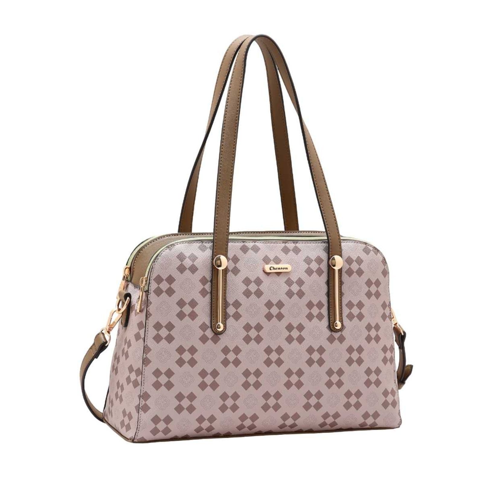 Bolsa Feminina Chenson New Elemento Gráfico 3485296 Natural