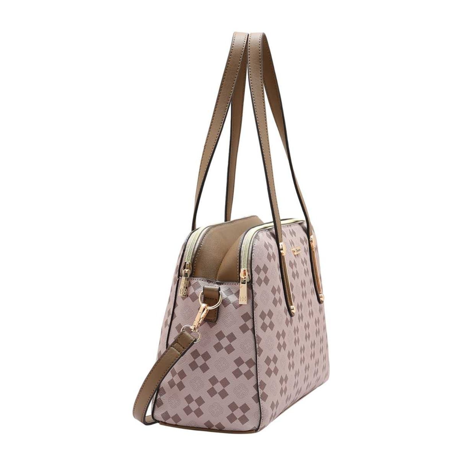Vista 2 Bolsa Feminina Chenson New Elemento Gráfico 3485296 Natural Chenson castanho natural