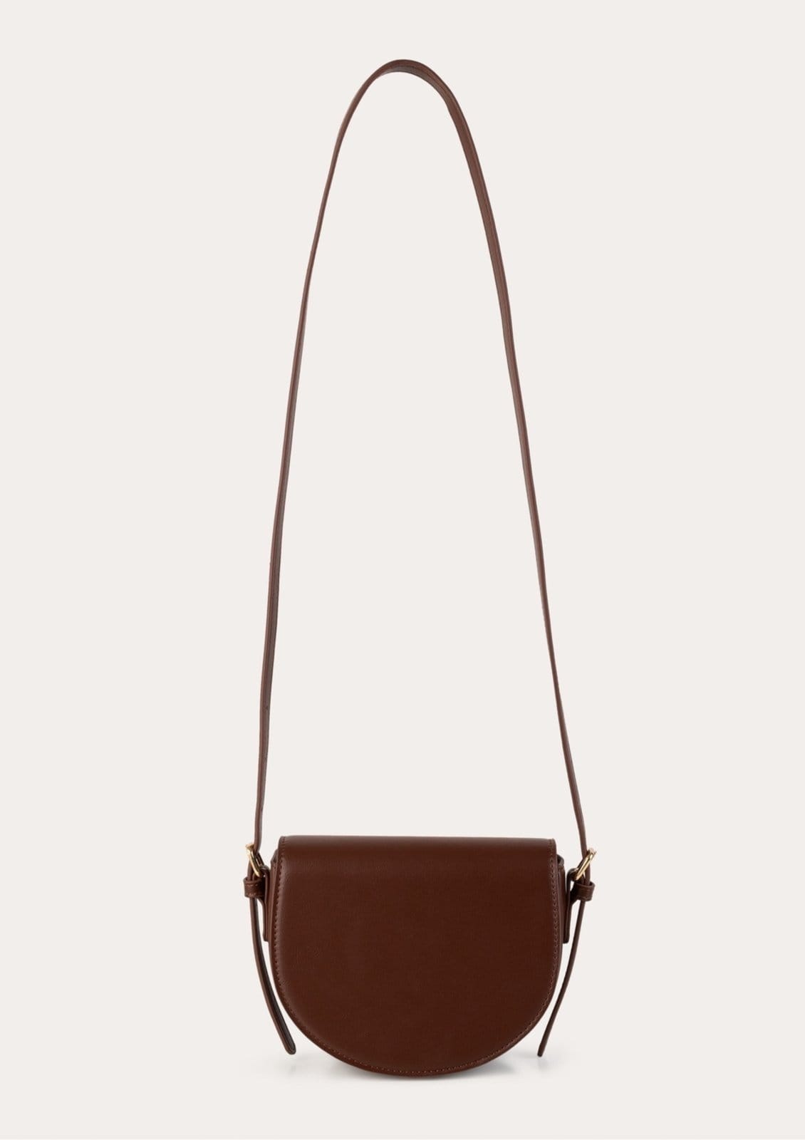 Vista principal Bolsa Feminina Pequena Tiracolo Hering bege