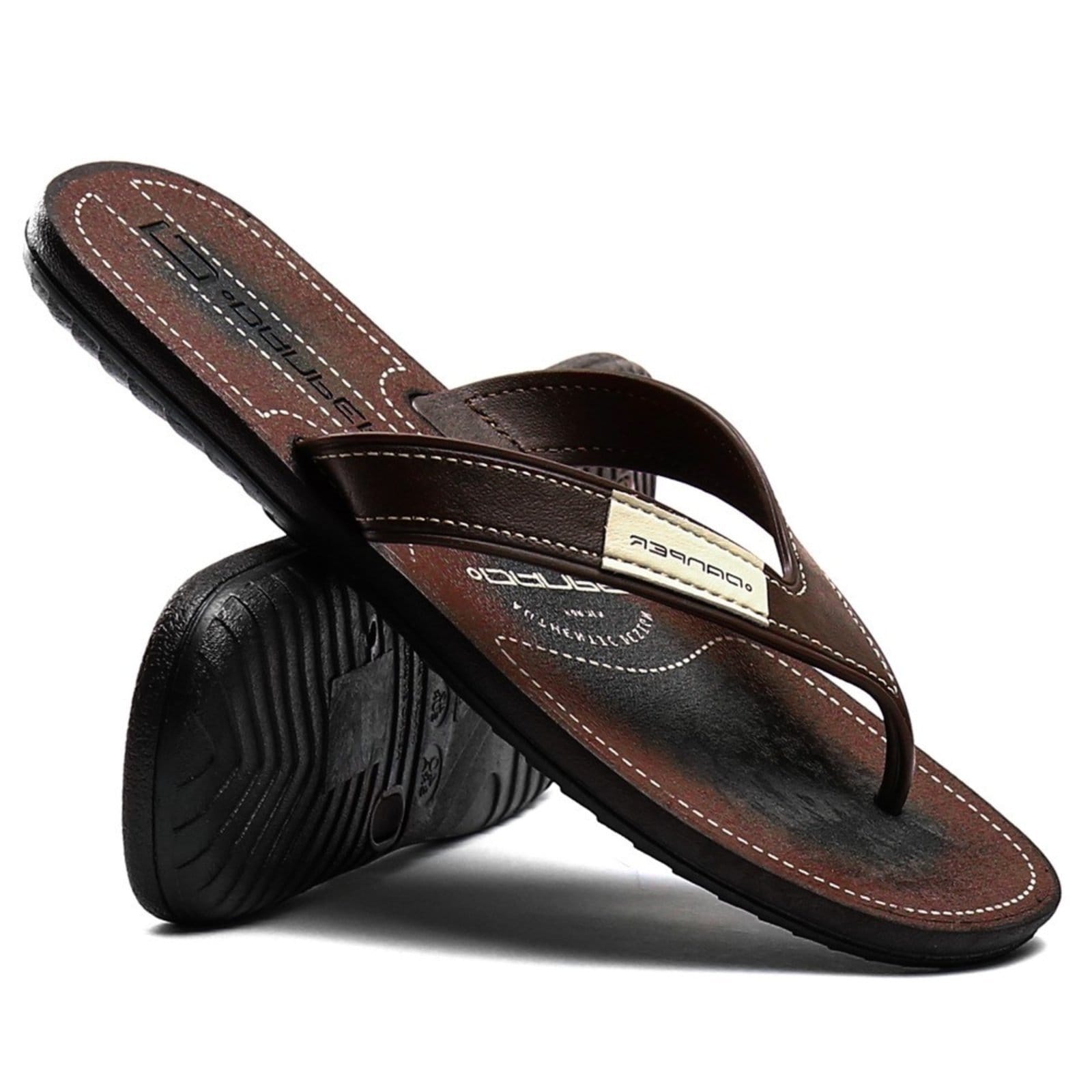 Chinelo Masculino Sapatofran Anatômico Ortopédico Conforto Café Verão
