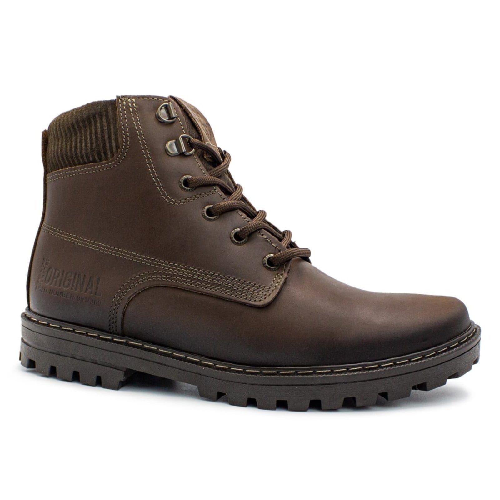 Vista principal Bota Pegada Masculina Couro 181502 PEGADA marrom