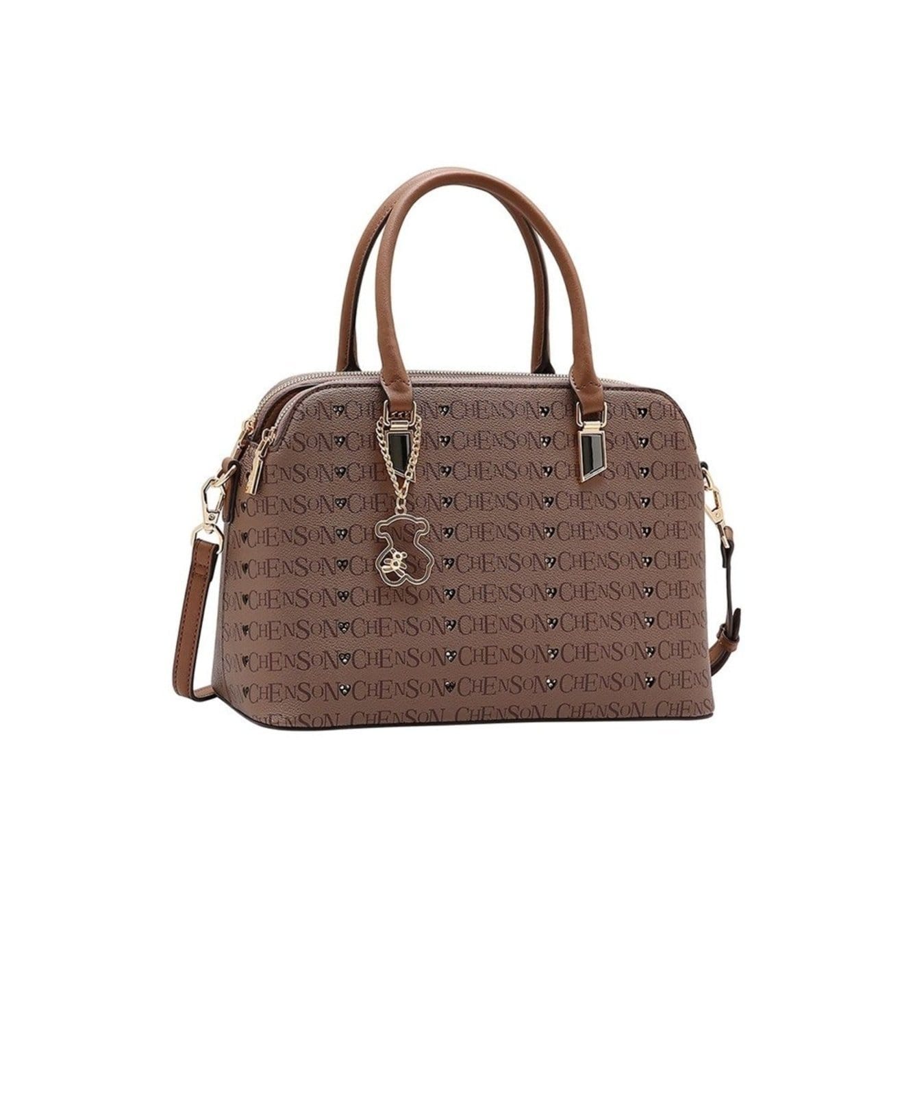 Bolsa Feminina Chenson Cristal Monograma Cafe