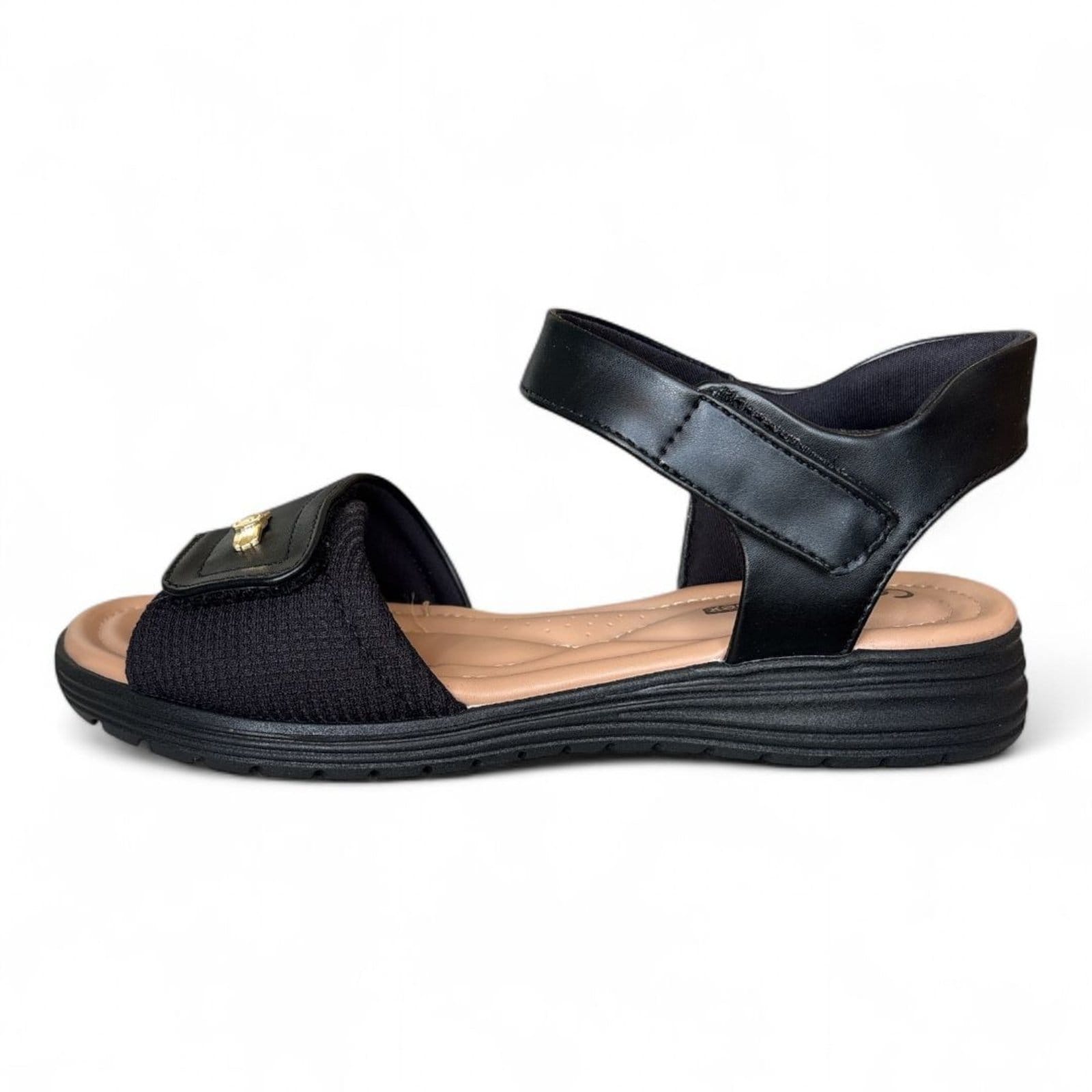 Vista 2 Sandália Feminina Comfortflex 2351403-8 Comfortflex preto