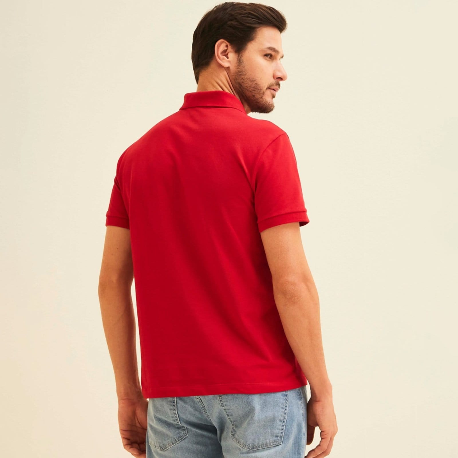 Vista 2 Camisa Polo Forum Flag Ve26 Masculino Forum rosa